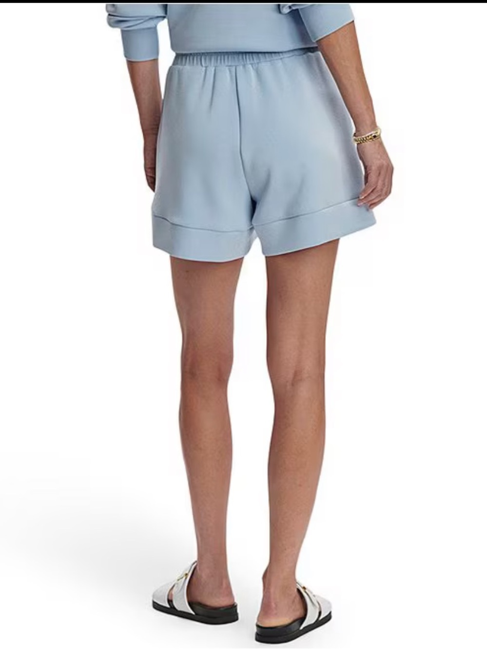 Varley Set, Atrium High Rise Short 4.5 in and Callie Top, Cashmere Blue, XS - Picture 10 of 15
